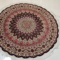 فرش دستبافت دایره ۱/۵در۱/۵ گنبد.  ۵۰رج|فرش|تهران, پونک|دیوار