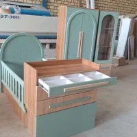 ست سه تیکه با تخت دومنظوره در چند طرح و رنگ