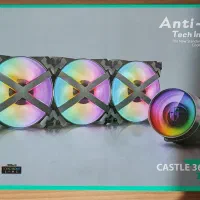 واتر کولر حرفه ای DEEPCOOL CASTLE 360EX RGB|قطعات و لوازم جانبی رایانه|تهران, میدان ولیعصر|دیوار