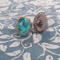 ۲ عدد انگشتر زیبا و عیار بالا