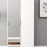 جاکفشی ایستاده آیینه دار درب ریلی (ارسال رایگان)|جاکفشی، کمد، دراور|تهران, بازار|دیوار