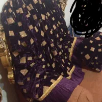 لباس مخمل زرشکی