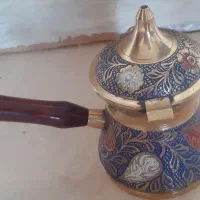 قهوه جوش، دله عربی جنس برنجی عتیقه|قوری، کتری، قهوه‌ساز دستی|اصفهان, بیدآباد|دیوار