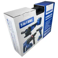کیت شارژی براشلس 3 عددی ویوارکس با گارانتی و جعبه|ابزارآلات|نسیم‌شهر, |دیوار