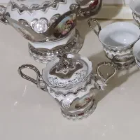 سرویس چایخوری نقره ای چینی|صنایع دستی و سایر لوازم تزئینی|اردبیل, |دیوار