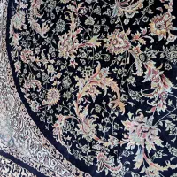 یک جفت فرش۱۲متری ۱۲۰۰شانه ۳۶۰۰تراکم سورمه ای اصل|فرش|تهران, آذری|دیوار