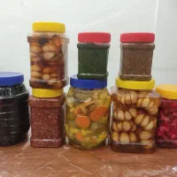 محصولات خانگی ترشی، آب لیمو، سرکه سیب، شل اخلاط