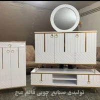 آینه و کنسول میز تی وی جاکفشی پایین لوزی|بوفه، ویترین، کنسول|تهران, یافت‌آباد|دیوار