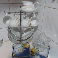 سرویس چایخوری 10 تیکه با استند وقندون خارجی