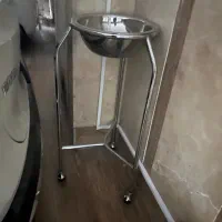 لگن استیل با پایه