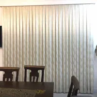 دو تاپرده حریر شاین دار|پرده، رانر، رومیزی|گنبد کاووس, |دیوار