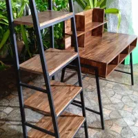 انواع استند و کتابخانه چوب و فلز و تمام چوب|کتابخانه، شلف، قفسه‌های دیواری|بندرعباس, |دیوار