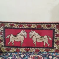 سه عدد پشتی دستبافت ( دست بافت ) ترکمن اصل|پشتی|مشهد, پروین اعتصامی|دیوار