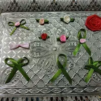 قبول سفارش گل و پاپیون ربانی|گل مصنوعی|تهران, هاشمآباد|دیوار