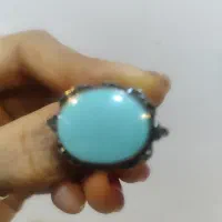 انگشتر نقره فیروزه عجم