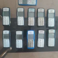 ۱۰عدد گوشی ۱۱۰۰،سالم ۶عددبرد۱۱۰۰،۶عددشارژر