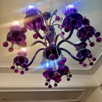 لوستر کریستالی ۸ شاخه|لوستر و چراغ آویز|تبریز, |دیوار