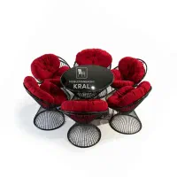 میزوصندلی باغی/صندلی نشیمن گرد پرنس / تراس