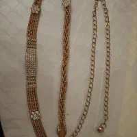 کمربند طلایی نگین دار زنانه|کیف، کفش، کمربند|تهران, شهرک آپادانا|دیوار