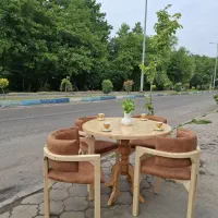 میز ناهارخوری چوب روس