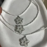 گردنبند منجوق /گردنبند ستاره دریایی و گل