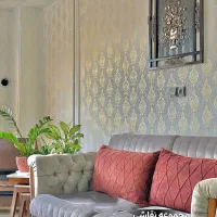 نقاشی ساختمان طرح کاغذ دیواری