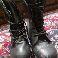 پوتین سربازی چرم اصل سایز ۴۰