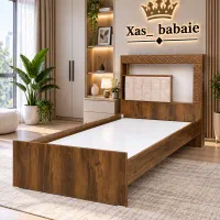 تخت ریلی قهوه ای (صنایع چوبی خاص)