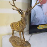دو عدد گوزن برنزی