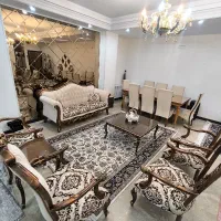 مبلمان ۹نفره استیل بهمراه سه عدد میز استیل