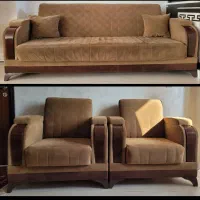 مبل ۸ نفره تخت‌شو و صندوق‌دار