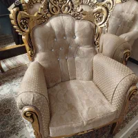 مبلمان استیل طلایی|مبلمان خانگی و میز عسلی|تویسرکان, |دیوار