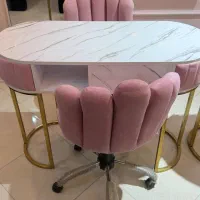 میز ناخن صندلی استاد کار صندلی چرخشی