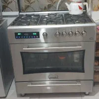 گاز تمام استیل فر دار صفحه لمسی برند padini