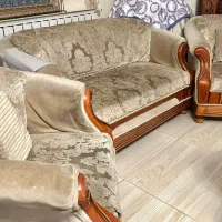 مبل راحتی چهارنفره کارکرده|مبلمان خانگی و میز عسلی|تهران, درختی|دیوار