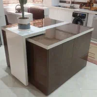 فروش جزیره(کانتر) و میز ناهارخوری کابینتی|میز و صندلی غذاخوری|سمنان, |دیوار