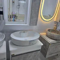 انواع کابین و روشویی به صورت تک و فولست|لوازم سرویس بهداشتی|رشت, باهنر|دیوار