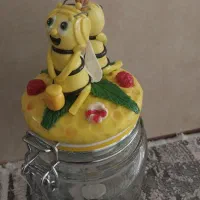 شیشه عسل زنبوری نو|ظروف نگهدارنده، پلاستیکی، یک‌بارمصرف|برخوار, |دیوار