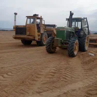 تسطیح زمین کشاورزی لیزری و اسکریپر