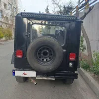 جیپ صحرا موتور میتسوبیشی|خودرو کلاسیک|چمستان, |دیوار