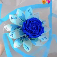 دسته گل جذاب وماندگار رنگ متنوع