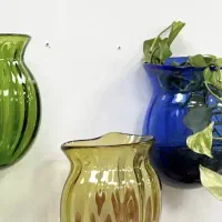 گلدان دیواری شیشه ای