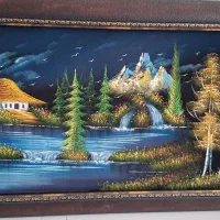 قاب عکس نقاشی|تابلو، نقاشی، عکس|مشهد, کوشش|دیوار