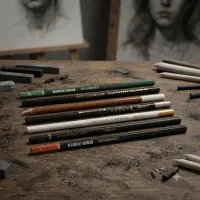 مداد طراحی رنگی کنته پاک کن برقی اتودی خمیری