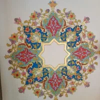 نقاشی روی چوب پارچه سیاه قلم مدادرنگی سفال و...