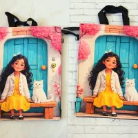 فروش کیف دوشی مخملی فانتزی