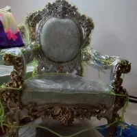 یک سرویس مبل ۹ نفره استیل