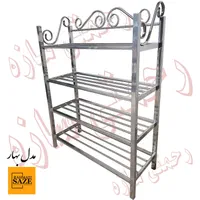 جاکفشی جا کفشی فلزی جدید مدل بهار ۴طبقه ۳ جفتی