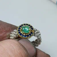 انگشتر نقره زمرد پنجشیر افغانستان طبیعی|جواهرات|تهران, امام زاده حسن|دیوار