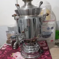 سماور گازی برنزی گازسوز